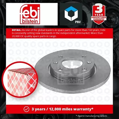 2x Brake Discs Pair Solid Fits PEUGEOT 306 2.0D Front 99 To 02 247.5mm Set Febi • £35.87