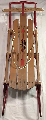 54”x20.5”x6” Vintage Flexible Flyer III Speedaway Snow Sled Wooden Model #954 • $185