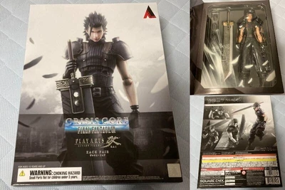 $299 • Buy Zack Fair Play Arts Kai Figure Final Fantasy VII Crisis Core Japan New Rare