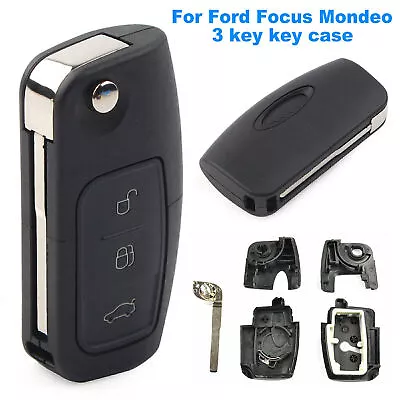 Car Remote Folding Flip Key Fob For Ford Focus EcoSport Fiesta Mondeo Shell Case • $14.79