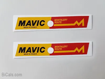 MAVIC Monthlery Route Decal For Rims - Silk Screen Printing • $6.90