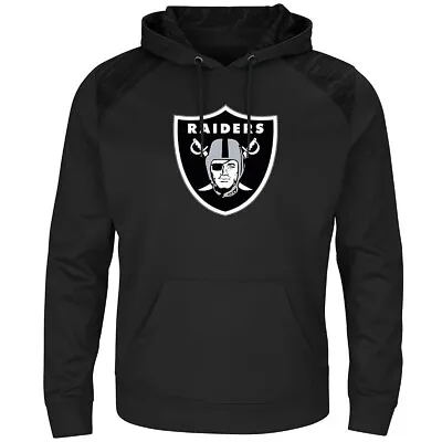 NFL Las Vegas Raiders Hoody Armor Hooded Sweater Hooded Pullover Jumper Black • $104.89