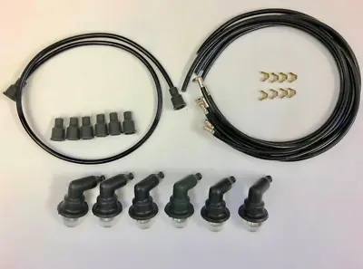 For 1929 -1954 Chrysler DeSoto: 6 Cylinder Spark Plug Wires & Ever Dry Boots Set • $100