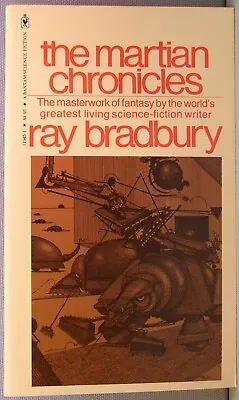 Bradbury Ray - The Martian Chronicles PB 1978 Very Fine • $10