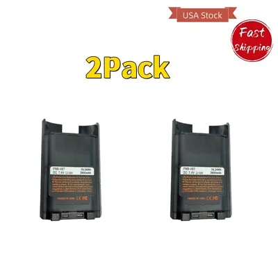 2Pcs FNB-V87 2600mAh Li-ion Thick Battery For VX829 VX921 VX924 Handheld Radio • $49.90