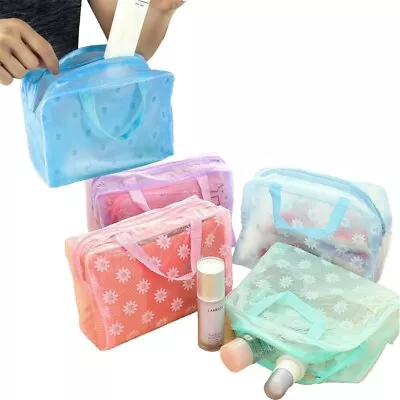 £2.99 • Buy Women Make Up Storage Bag Case Travel Cosmetic Organiser Beauty Large Box Pouch