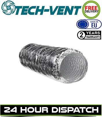 Extractor Fan Duct Ventilation Silencer Muffler ATTenuator - 1M X 125mm 5  Dia • £33.99