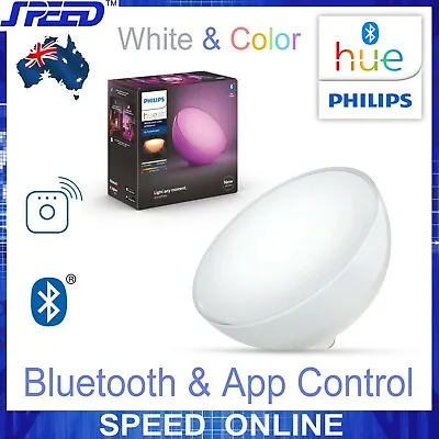 $145 • Buy Philips Hue White And Colour Go Portable Smart Desk Lamp -Bluetooth & Wi-Fi App 