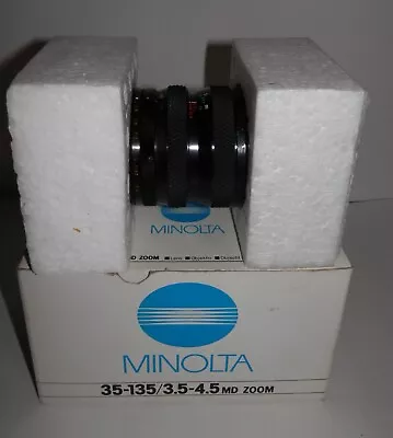 Minolta 35-135/3.5-4.5 Macro MD Zoom With Box • $39.99