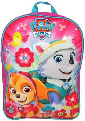 Paw Patrol Girls School Backpack Book Bag 15  Skye Everest Pink Nickelodeon Kids • $18.99