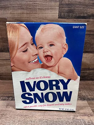 Vintage Ivory Snow Detergent Box Giant Size With Marilyn Chambers - RARE SIZE • $150