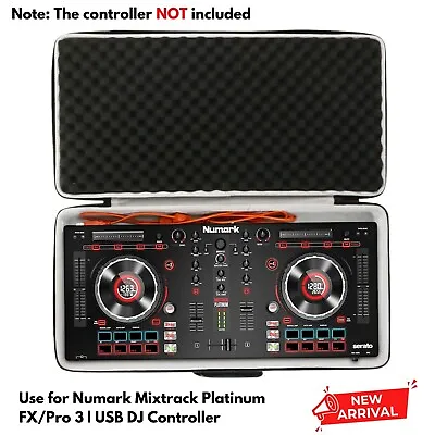 Hard Travel Case Protect Numark Mixtrack Platinum FX/Pro 3 DJ Controller Mixer • $91.90