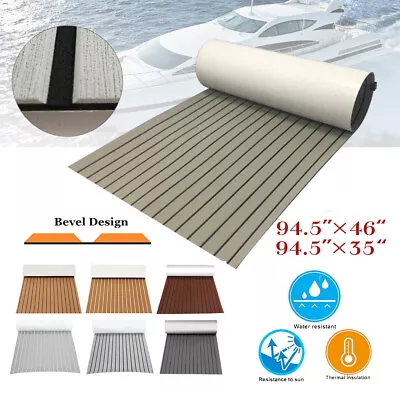 95  Thickend EVA Foam Boat Marine Flooring Mat Faux Teak Decking Sheet Yacht Pad • $59.01