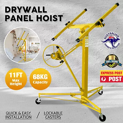 11FT 68kg Drywall Panel Lifter Gyprock Plasterboard Sheet Hoist • $259.90