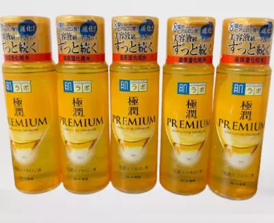 Rohto Hada Labo Gokujun Premium Hyaluronic Liquid Highly Moisturizing Lotion5set • $72