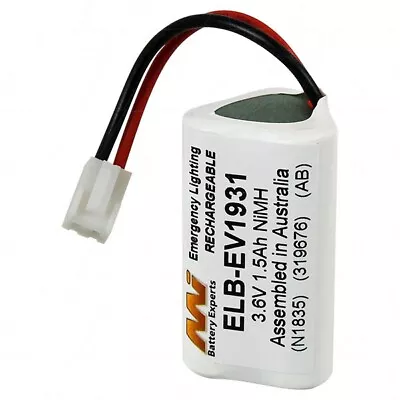 Emergency Lighting Battery Pack ELB-EV1931 3.6V 4.5Ah Connector Type CE-ELBP7 • $31.99