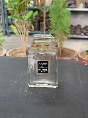 Vintage Old Coco Chanel Eau De Parfum Paris Empty Perfume Bottle Collectible • $159