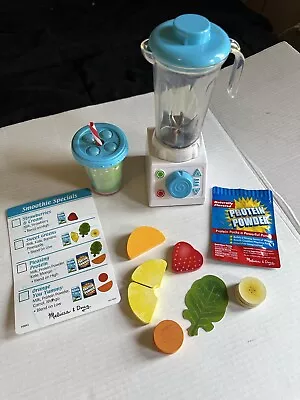 Melissa And Doug Smoothie Maker Blender Set Pretend Play Food Toy • $24.99