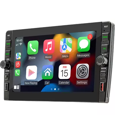 Double 2Din Android 12 Car Stereo GPS WIFI Bluetooth For Carplay Android Auto • $183.88