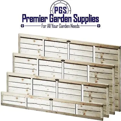 Premier Larch Lap 6ft Wide Garden Fence Panel Treated Timber Sizes 1ft-4ft High • £27.60