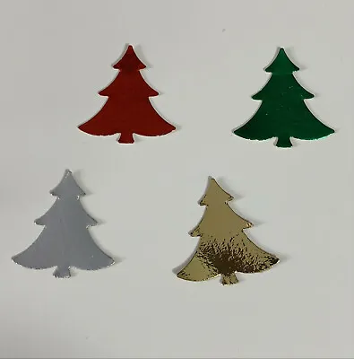 68 Pine/Christmas Trees Punch Tags Die Cuts Confetti From Foil Cardstock • $3.25