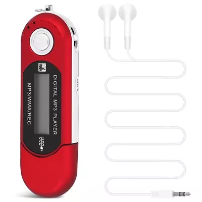 3X(8G USB Flash Drive MP3 Player FM Walkman Red M3I2)8138 • $32.74