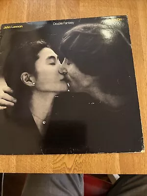 John Lennon & Yoko Ono – Double Fantasy – USED Vinyl LP • £6