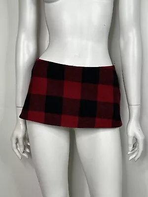 New Dsquared2 Aw2020 Tartan Micro Mini Skirt It38 Xs • $265
