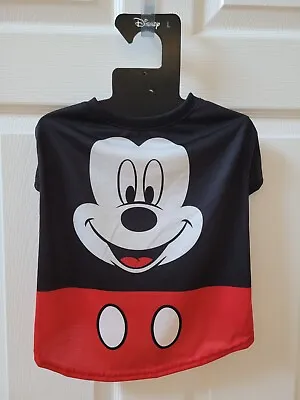 Disney Mickey Mouse LARGE Black/Red Dog Pet Dress Up Costume Shirt Halloween NEW • $15.90