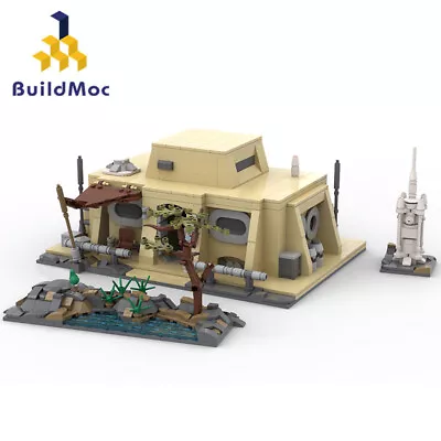 Modular Building Bricks Toy For The Mandalorian's Cabin MOC Block Set Collection • $181.29