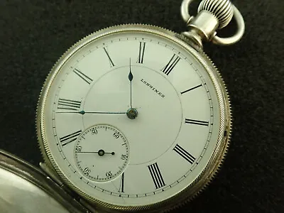 Vintage 18 Size Longines Lever Set Pocket Watch - Running  • $375