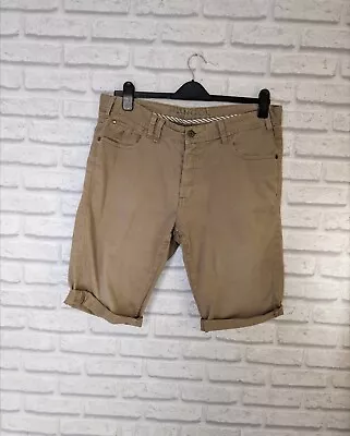 Kangol Original Chino Dark Beige Shorts W36 100% Cotton • £8.99