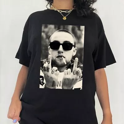Vintage Mac Miller Middle Finger Shirt Mac Miller Hip Hop T-Shirt For Men Women • $16.50