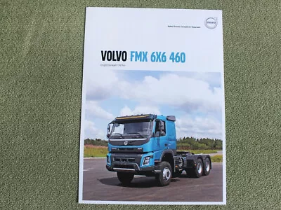 VOLVO FMX 460 Tractor Truck (6x6) Brochure Prospekt 2019 • $2.99