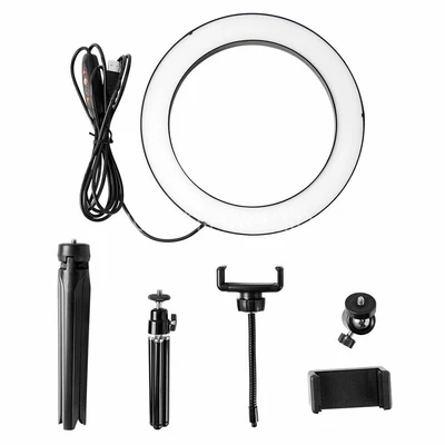 $15.65 • Buy LED Ring Light 10  Dimmable For TikTok Phone Makeup Live Selfie Tripod & Stand