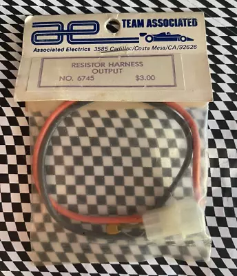 Team Associated RC10 Resistor Harness Output 6745 • $10