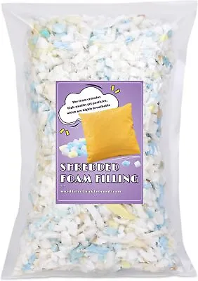 Bean Bag Filler Shredded Memory Foam Filler Replacement Fill For Pillows Xmas • $43.22