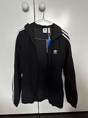 Adidas Striped Black Jacket Size XS • $40