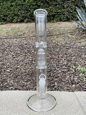 Hookah Water Pipe ST Heavy Glass Bong 16”inch Glass 50.5 • $50