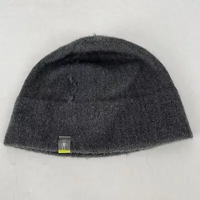 SmartWool Hat Mens OSFM Merino Wool Blend Charcoal Gray The Lid Beanie • $19