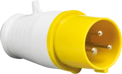 IP44 110V 16A 3 Pin Yellow Industrial Plug Socket & Connector Range • £2.95