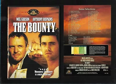 OOP * Roger Donaldson's THE BOUNTY - Mel Gibson / Anthony Hopkins - RARE SEALED • $0.99