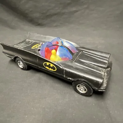 Vintage 1970s BATMOBILE Plastic Toy Car 529 Simms DC Comics Batman Robin • $49.99