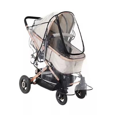 Clear Stroller Rain Cover Trolley Umbrella Raincoat Side Ventilation • $29.82