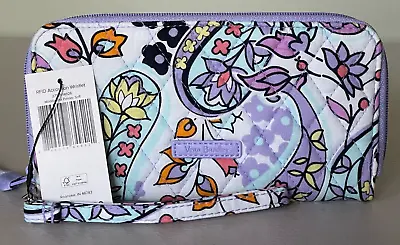 Vera Bradley RFID Accordion Wristlet MADDALENA PAISLEY MSRP $75 ~ NWT • $28.94