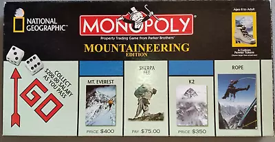 Monopoly Mountaineering Game - National Geographic And Parker Brothers -Complete • $34