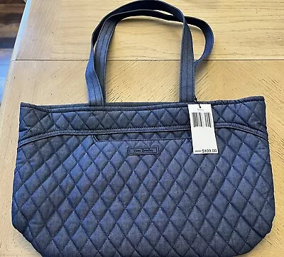 NWT Vera Bradley Mandy Purse And Euro Wallet In Moonlight Navy Denim • $49.99