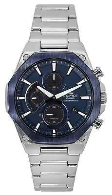 Casio Edifice Blue Dial Chronograph Solar EFS-S570DB-2A 100M Men's Watch • $269.19