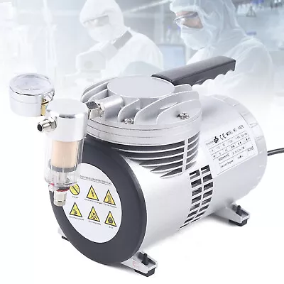 $84.55 • Buy Diaphragm Vacuum Pump Industrial Oil Free Vacuum Suction Pump 20-23L/min