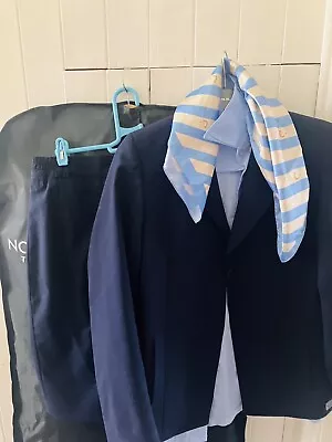 Thomson Fly Cabin Crew Air Hostess Uniform Rare Jacket Scarf Skirt And Scarf • £99.99